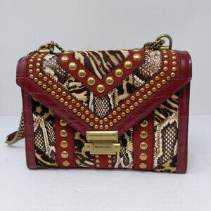 MICHAEL KORS WHITNEY RED LEATHER